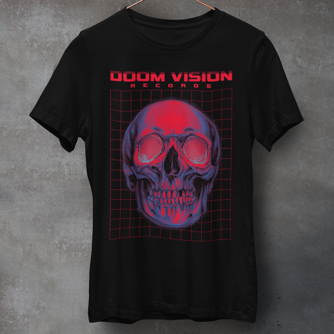 Doom Vision Hypno-Skull Tee - Unisex