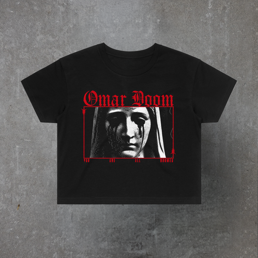 Tears of Blood Crop Tee - Women's